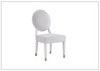 Love Joy Bliss Oval Side Chair | White Upholstered Seat | Universal Furniture