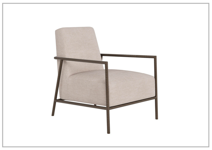 Reese Accent Chair | Beige Fabric | Metal Frame | Universal Furniture