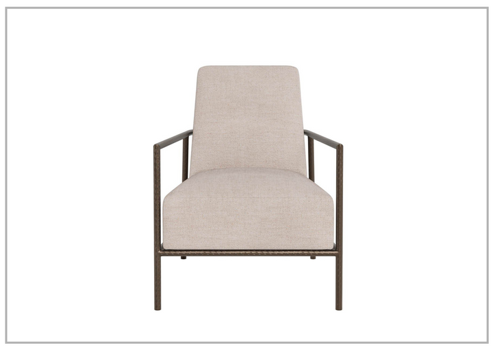 Reese Accent Chair | Beige Fabric | Metal Frame | Universal Furniture