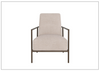 Reese Accent Chair | Beige Fabric | Metal Frame | Universal Furniture