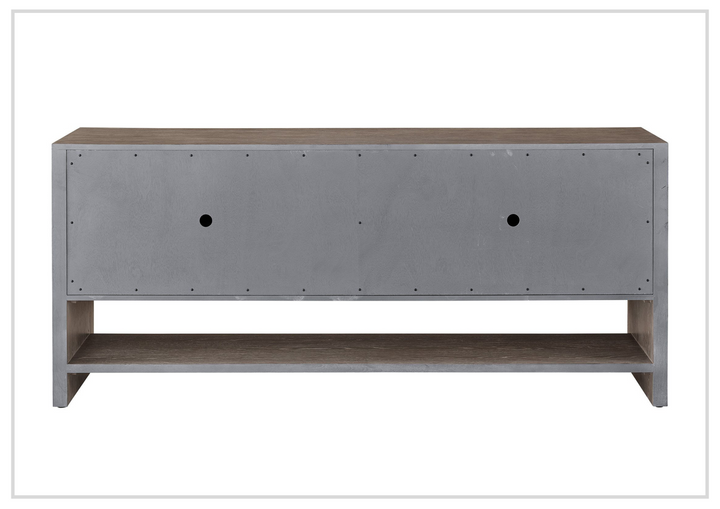 San Roque Wooden Console | Geometric Patterned Doors | Universal Furniture