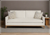 Escape-Coastal Jude 3-seater Sofa | White Fabric | Universal Furniture