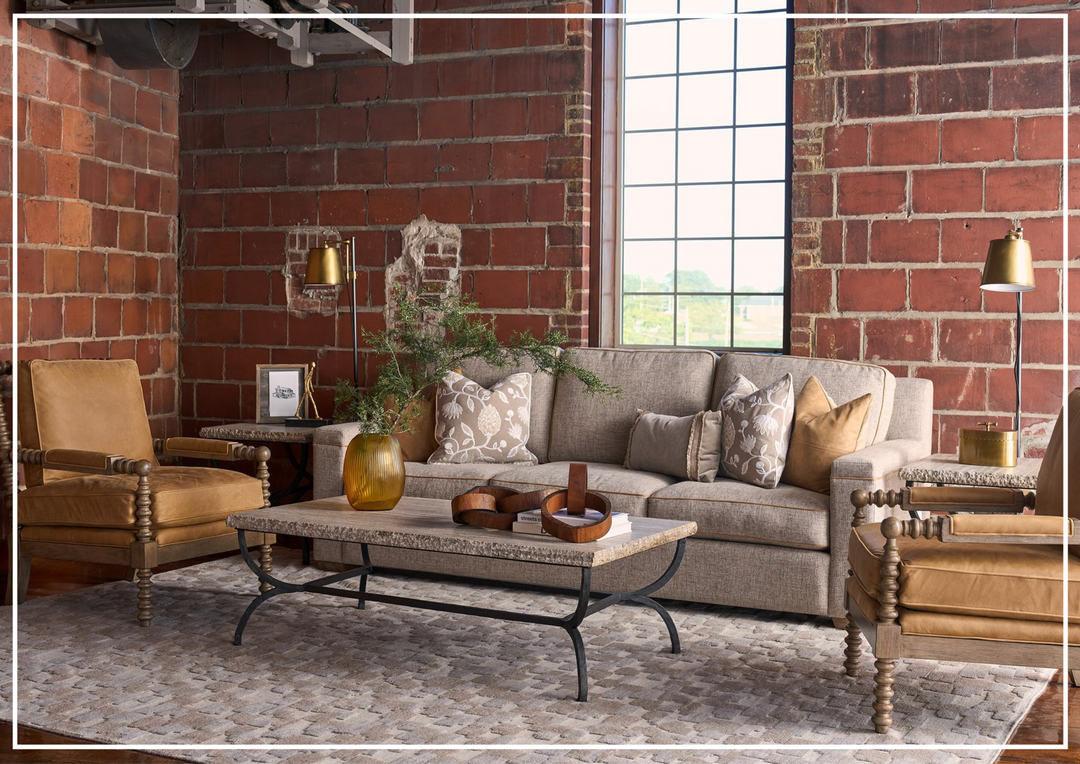 Griffith Park Liam 3-Seater Sofa | Brown Fabric | Universal Furniture