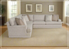 Hadlee Sectional Sofa | Beige Fabric | L-Shape | Universal Furniture