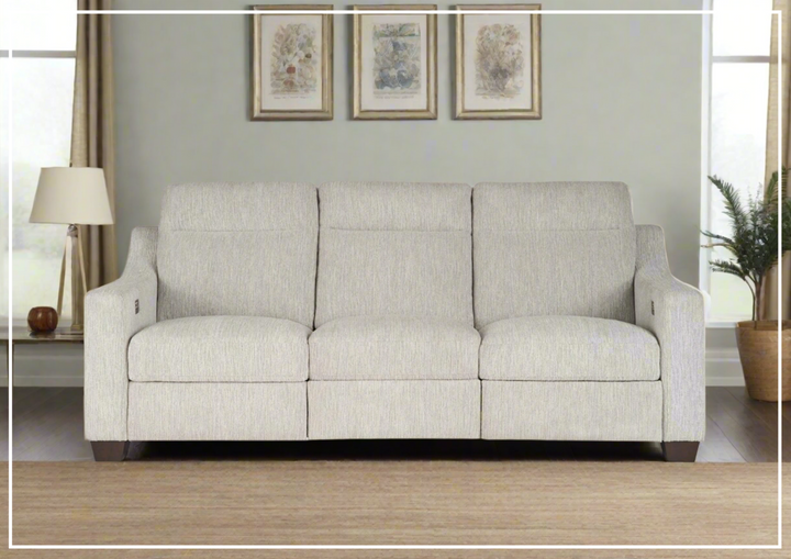 Universal Furniture Higgins Sofa Dual Power Recliner with Articulating Headrest-jennihome.com