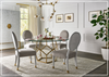 Love Joy Bliss Oval Side Chair | White Upholstered Seat | Universal Furniture