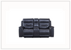 Baldwin Power Reclining Loveseat | Gray Leather | USB Ports | Gio Italia
