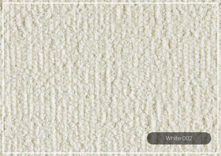 Elle 3-Seater Sofa | White Fabric | 3 Accent Pillows | Bernhardt