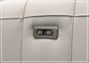 Capri Power Reclining Sofa | Beige Leather| Power Footrest | Klaussner