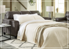 Nessa Queen Sleeper Sofa | 3-Seater | Brown Faux Leather | Gio Italia