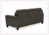 Nessa Queen Sleeper Sofa | 3-Seater | Brown Faux Leather | Gio Italia