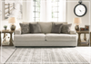 Sorrento Queen Sleeper Sofa | HR Foam Cushions | Faux Wood Finish | Gio Italia