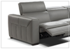 Clio 5-Pieces Leather Sectional Sofa with Recliners | Nicoletti Italia