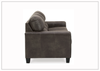 Nessa Queen Sleeper Sofa | 3-Seater | Brown Faux Leather | Gio Italia