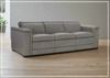 Lioni Power Motion Sofa | Gray Leather | Power Headrests & Footrests | Bernhardt