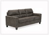 Nessa Queen Sleeper Sofa | 3-Seater | Brown Faux Leather | Gio Italia
