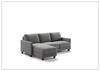 Martta Full XL Fabric Sleeper Sectional | Flip Function | Chaise Storage | Luonto