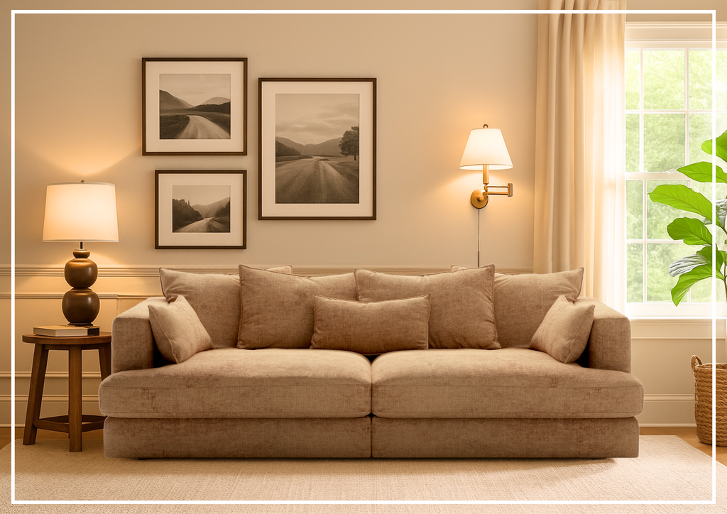 Vivian Stationary Twin Sofa Day Bed | Track Arms | Luonto-Jennihome