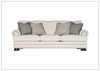 Foster 3-Seater Sofa | Polyester Fabric | Mocha Leg Finish | Bernhardt