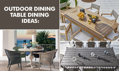 Outdoor Dining Table Dining Ideas - Embrace the Great Outdoors