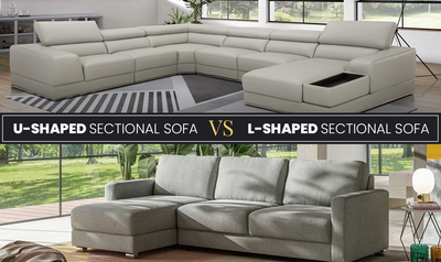 U-shaped Sectional Sofa vs. L-shaped Sectional Sofa