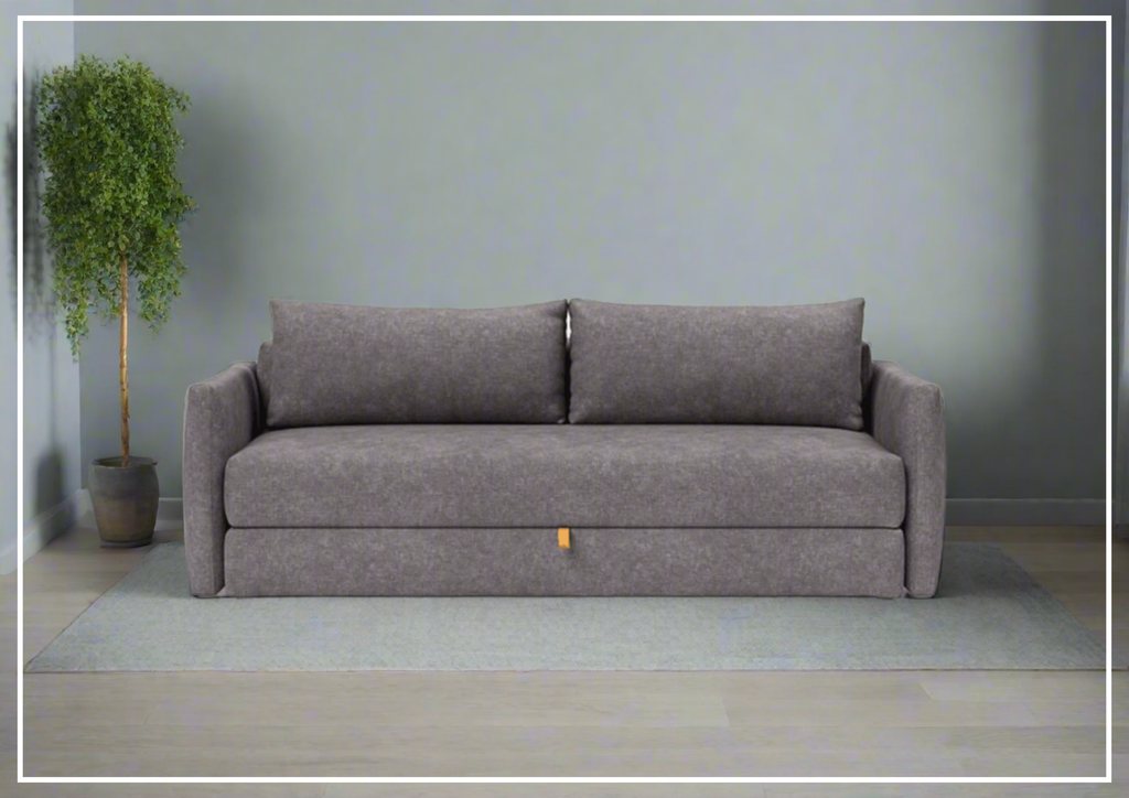 Tripi 2-Seater Queen Fabric Sleeper Sofa | Integrated Storage | Innovation Living
