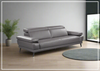 Mercer Leather Sofa with Adjustable Headrests
