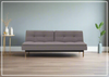 Innovation Living Dublexo Styletto 2-Seater Fabric Sleeper Sofa With Three Color Option-Jennihome