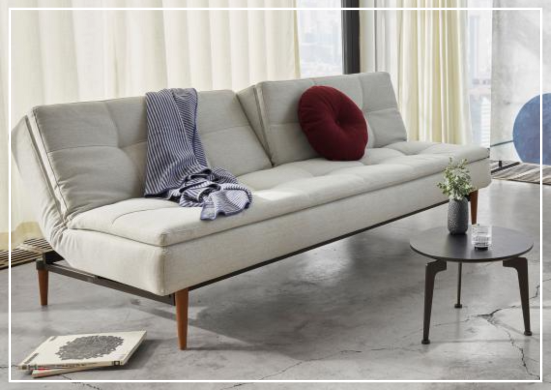 Innovation Living Dublexo Styletto 2-Seater Fabric Sleeper Sofa With Three Color Option-Jennihome