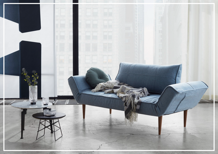 Innovation Living Zeal Fabric Sofa Daybed With Three Color Options-Jennihome