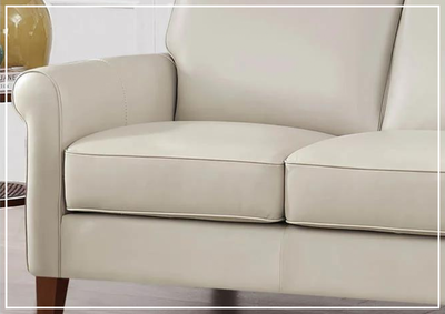 Laguna Leather Chair with Plush Memory Foam Cushions