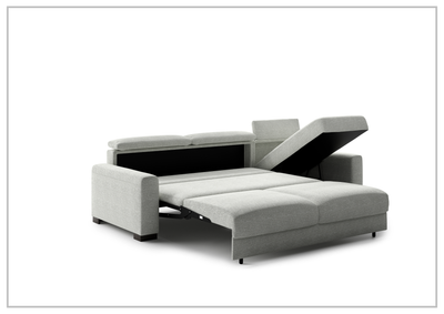 Luonto Elliot Fabric King or Queen Sectional Sofa Sleeper With Reversible Chaise-Jennihome