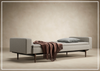 Innovation Living Dublexo Styletto 2-Seater Fabric Sleeper Sofa With Three Color Option-Jennihome