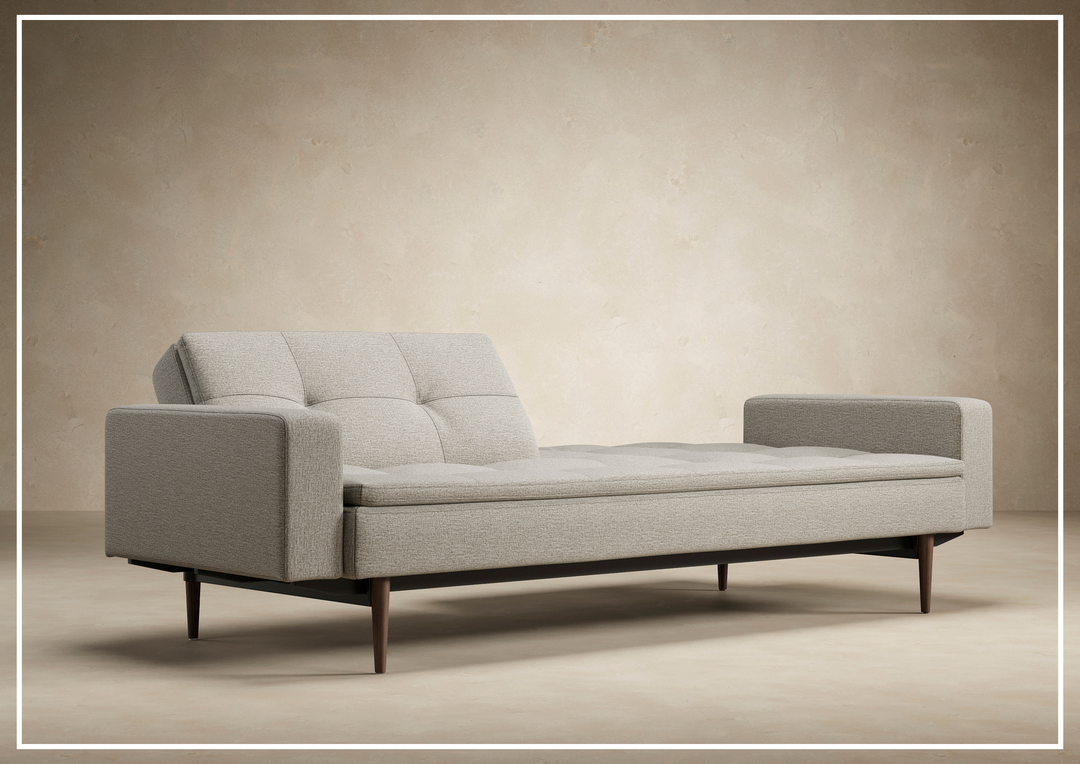 Innovation Living Dublexo Styletto 2-Seater Fabric Sleeper Sofa With Three Color Option-Jennihome