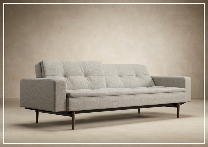 Innovation Living Dublexo Styletto 2-Seater Fabric Sleeper Sofa With Three Color Option-Jennihome