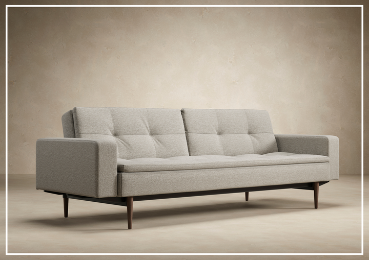 Innovation Living Dublexo Styletto 2-Seater Fabric Sleeper Sofa With Three Color Option-Jennihome