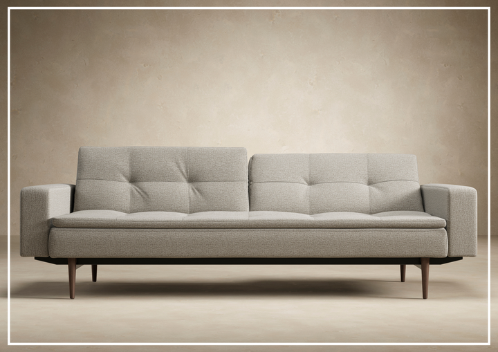 Innovation Living Dublexo Styletto 2-Seater Fabric Sleeper Sofa With Three Color Option-Jennihome