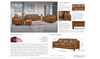 Hydeline Bella 2-Seater Leather Loveseat