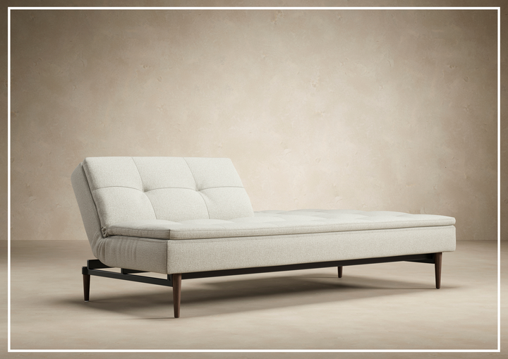Innovation Living Dublexo Styletto 2-Seater Fabric Sleeper Sofa With Three Color Option-Jennihome