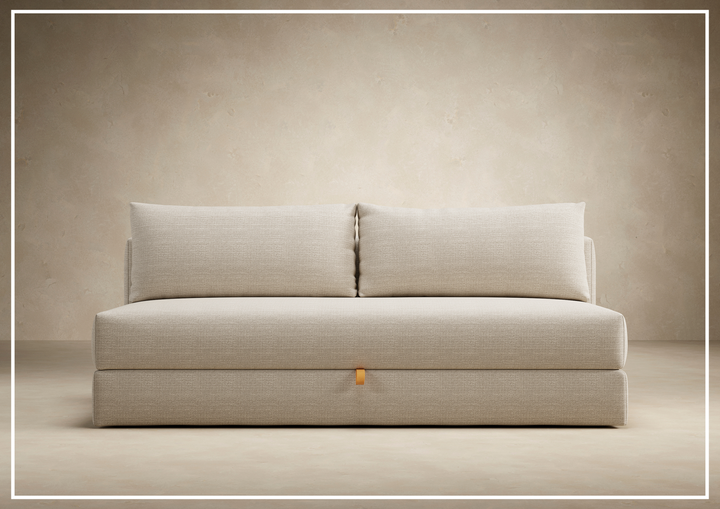 Innovation Living Osvald Two-Seater Fabric Sleeper Sofa With Three Color Option-Jennihome