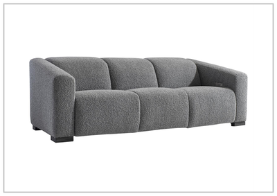 Bernhardt Siena 3-Seater Fabric Power Motion Sofa in Smoke Gray
