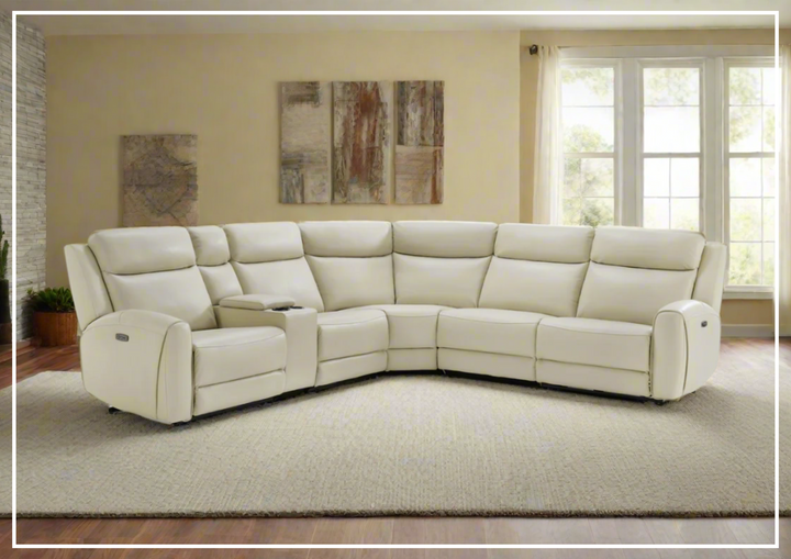 Gio Italia Wonder 6 Piece Reclining Sectional Sofa-Jennihome