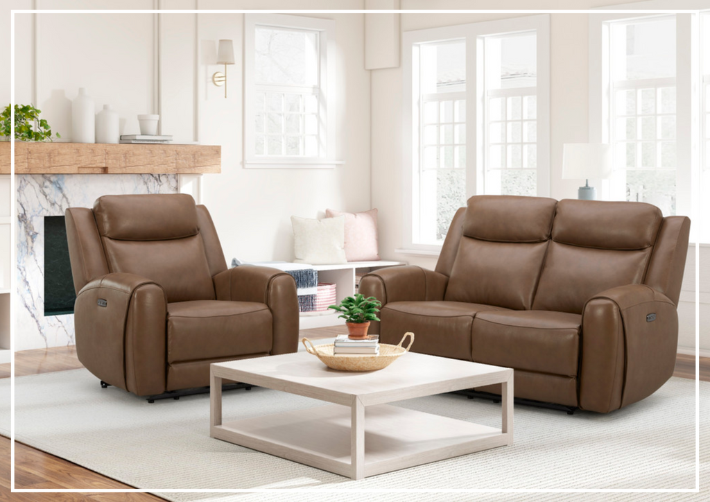 Gio Italia Wonder Sofa With Left-Arm and Right-Arm Recliners