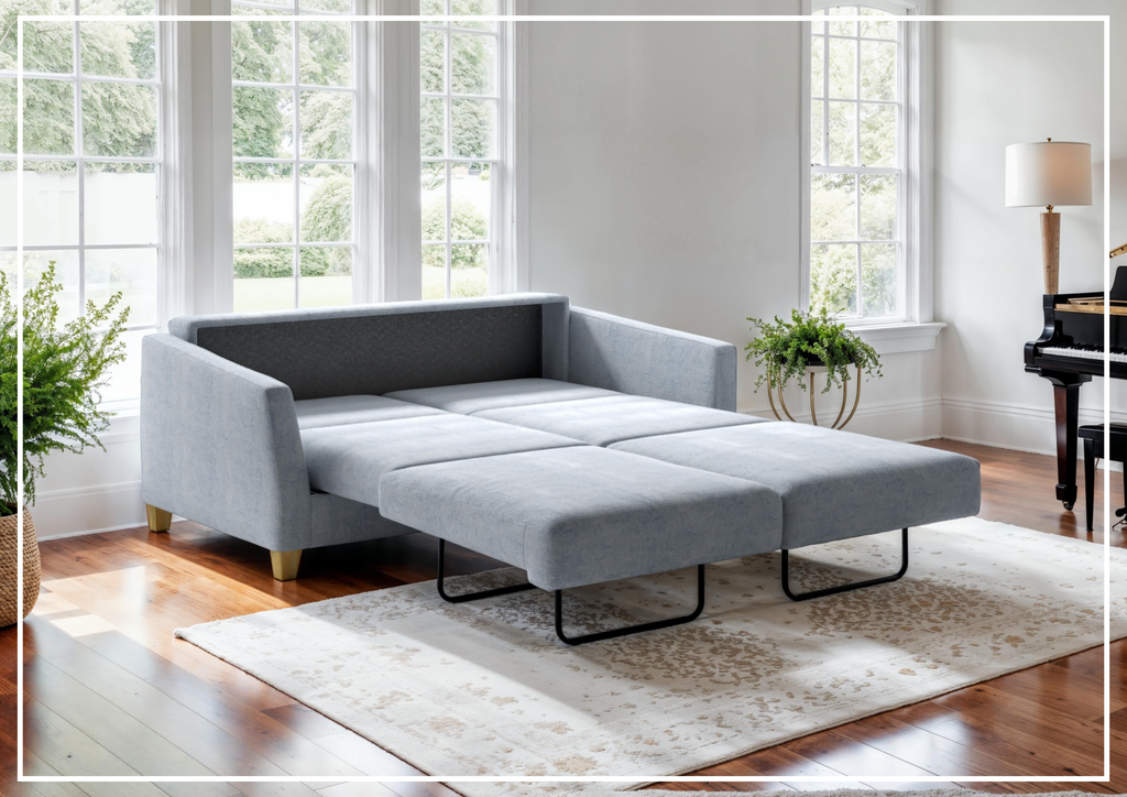 Monika Queen Sleeper Sofa | Fabric Upholstered | Nest Mechanism | Luonto