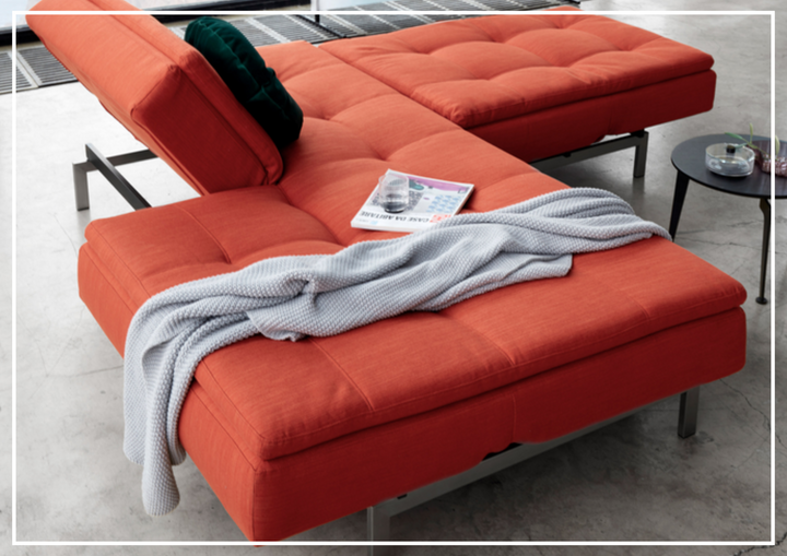 Innovation Living Dublexo 2-Seater Sofa Bed with Adjustable Backrest