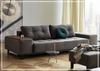 Innovation Living Grand DEL 2-Seater Fabric Sleeper Sofa with Ottoman-Jennihome
