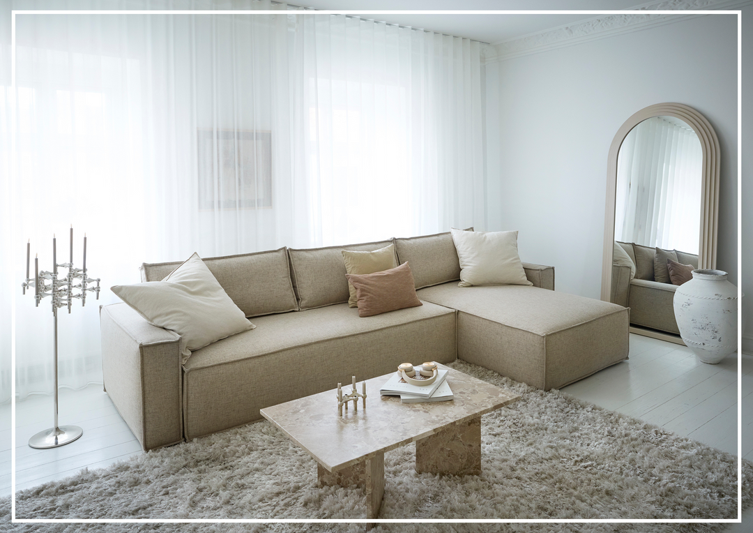 Innovation Living Newilla Fabric 3-Seater L-Shape Sectional Sleeper Sofa-Jennihome