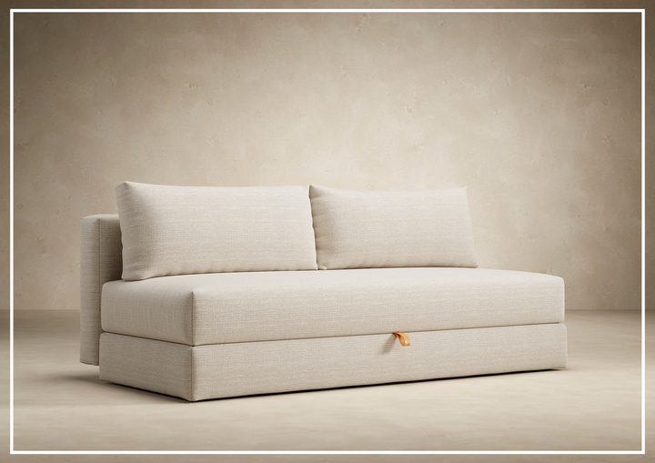 Innovation Living Osvald Two-Seater Fabric Sleeper Sofa With Three Color Option-Jennihome