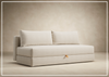 Innovation Living Osvald Two-Seater Fabric Sleeper Sofa With Three Color Option-Jennihome