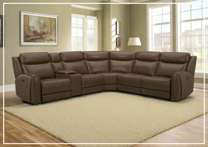 Gio Italia Wonder 6 Piece Reclining Sectional Sofa-Jennihome